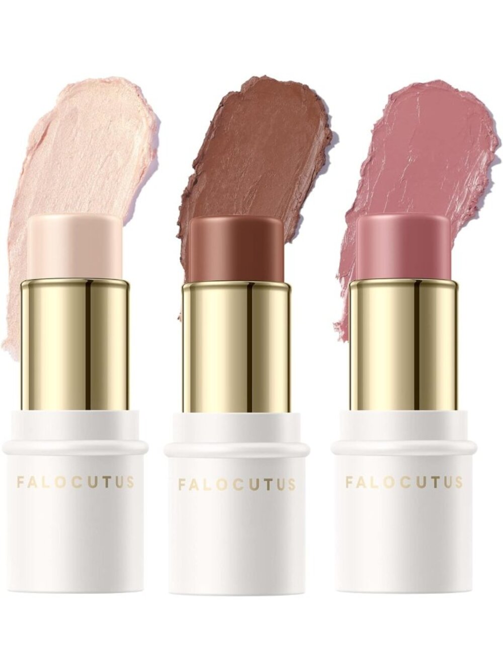 3 Pcs Neutral Contour Stick Set | Professional Makeup Kit for All Skin Tones